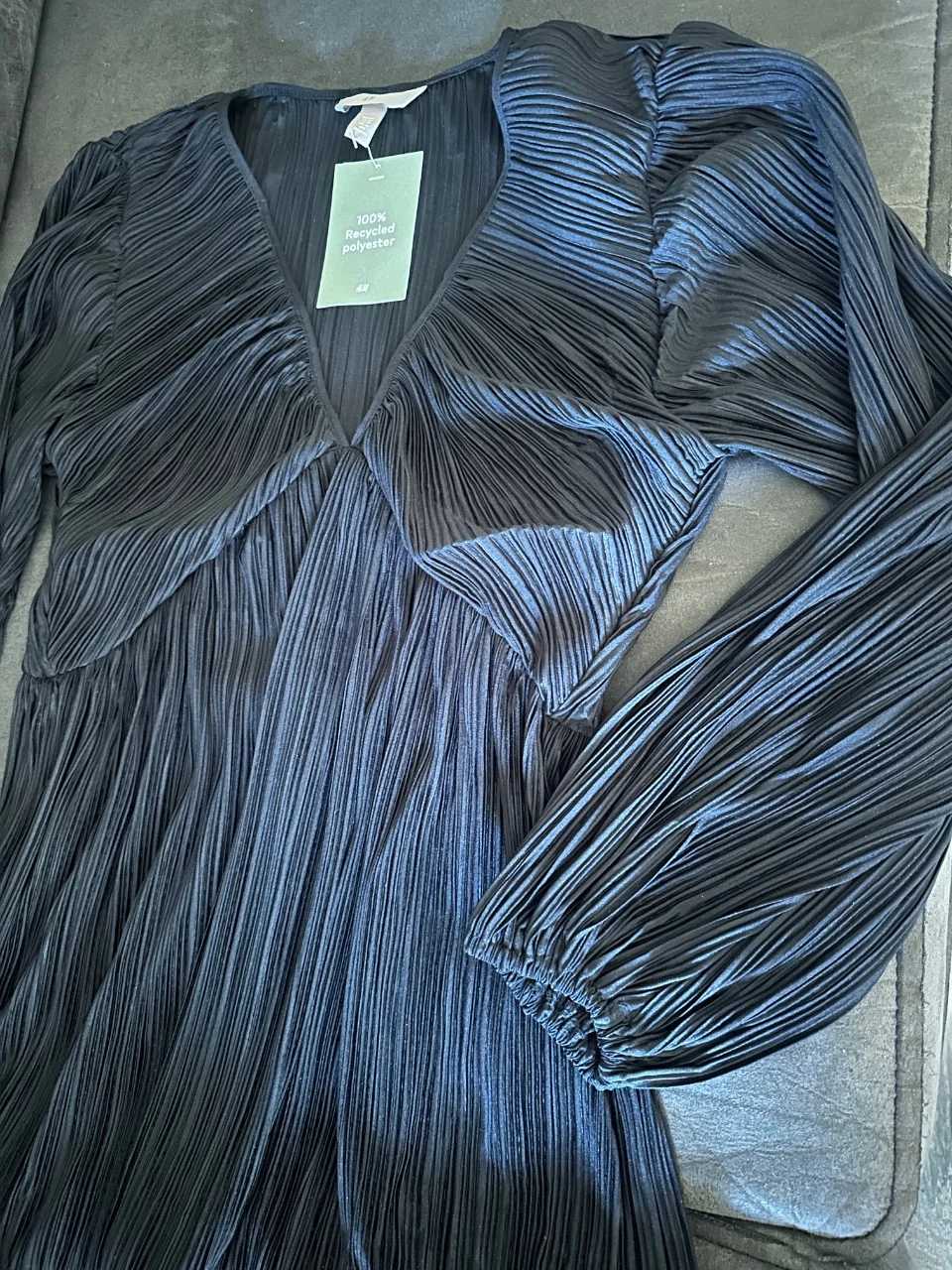 Vestido plissado preto – photo 4